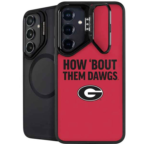 University of Georgia How Bout Them Dawgs Galaxy S24 FE Kickstand Case